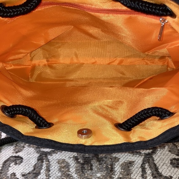 Virginia Tech Hokies VT Handbag Tote Bag Purse Nylon Rope Handle Game Day - Picture 3 of 9